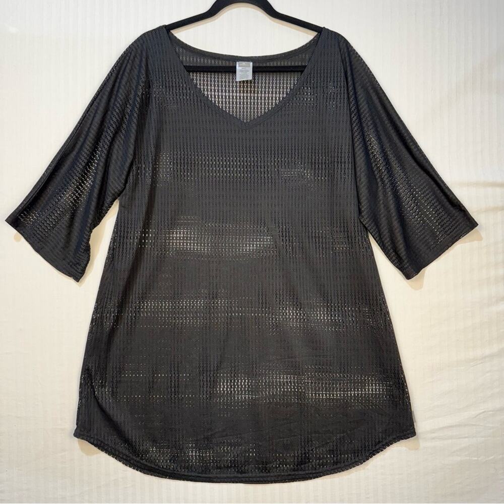 O’Neill Sheer Mesh Mini Dress Coverup Women’s Size X-Large Coastal Boho Chic